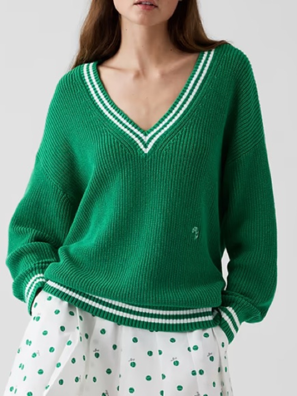 Gap × Malbon 100% Cotton Oversized Sweater